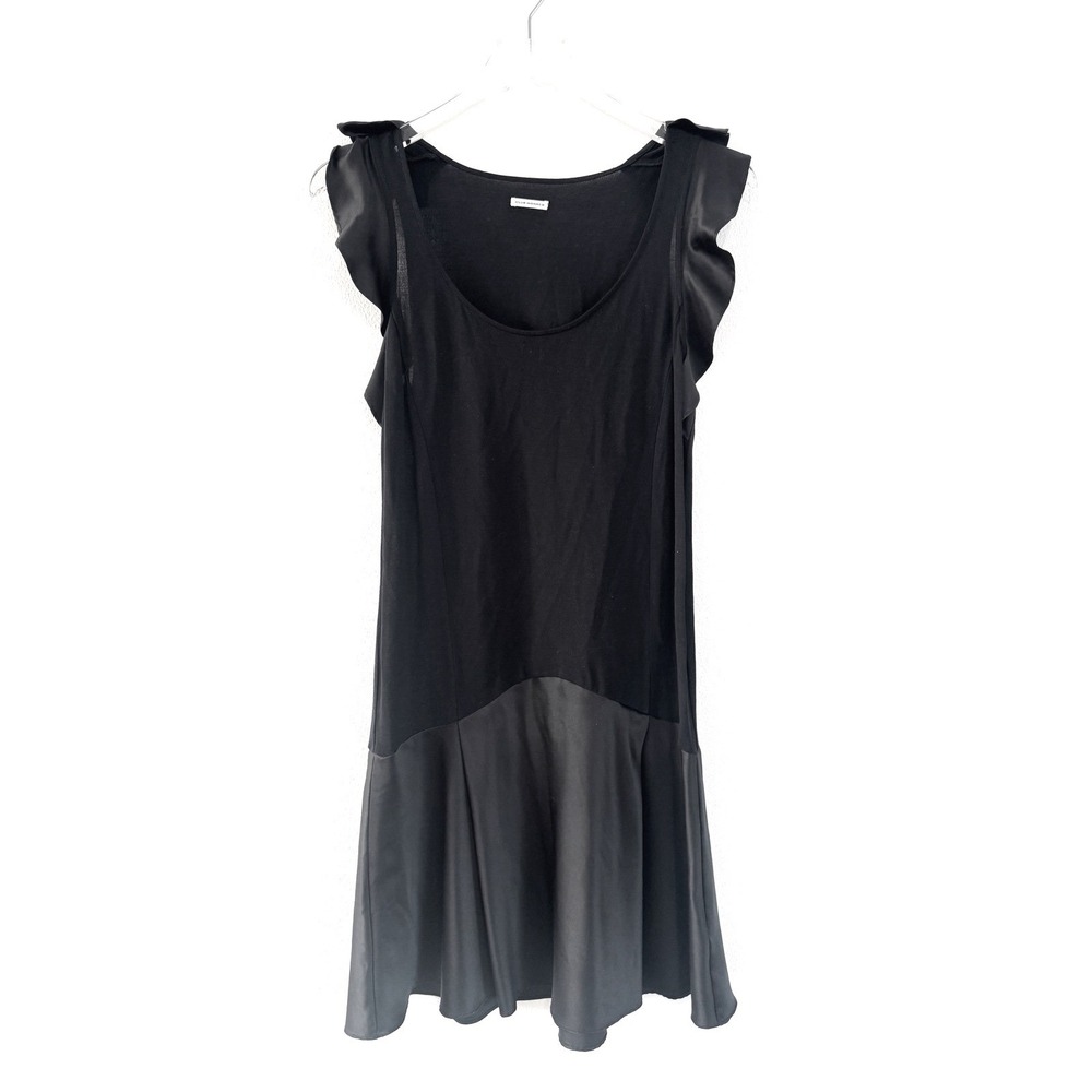Club Monaco | Satin Cotton Flutter Sleeve Mini Dress